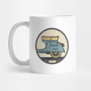 Old vespa motor scooter Mug